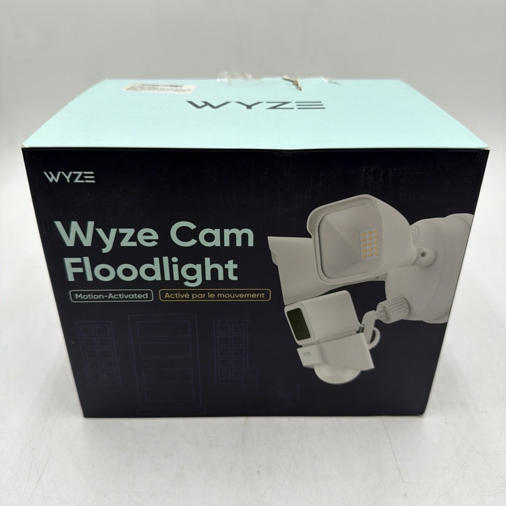 Wyze Cam Floodlight v3 1080p HD IP65 WiFi Smart Cam 2600 Lumen Motion-Activated